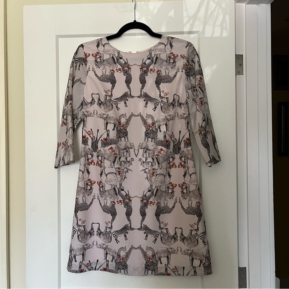 NWOT Ted Baker "Safari Play" Animal Print Dress - Picture 3 of 7